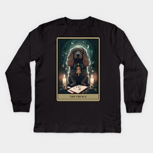 Cocker Spaniel Tarot Kids Long Sleeve T-Shirt